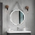 Nuie Salana Round LED Bathroom Mirror with Touch Sensor 600mm Diameter - Chrome