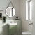 Nuie Salana Round LED Bathroom Mirror with Touch Sensor 600mm Diameter - Chrome | Thumbnail Image
