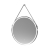 Nuie Salana Round LED Bathroom Mirror with Touch Sensor 800mm Diameter - Chrome