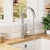 Nuie Samir Mono Kitchen Sink Mixer Tap Single Lever Handle - Chrome | Thumbnail Image
