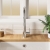 Nuie Samir Mono Kitchen Sink Mixer Tap Single Lever Handle - Chrome | Thumbnail Image