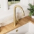 Nuie Samir Mono Kitchen Sink Mixer Tap Single Lever Handle - Brushed Brass | Thumbnail Image
