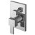 Nuie Sanford Manual Concealed Shower Valve with Diverter Single Handle - Chrome
