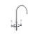 Nuie Sarani Kitchen Sink Mixer Tap Dual Handle - Chrome | Thumbnail Image