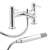 Nuie Series 2 Bath Shower Mixer Tap Pillar Mounted - Chrome | Thumbnail Image