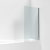 Nuie Pacific Square Hinged Bath Screen 1430mm H x 790mm W - 6mm Glass