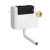 Nuie Universal Access Concealed Toilet Cistern Side Inlet with Traditional Brushed Brass Flush Plate | Thumbnail Image