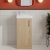 Nuie Vault Floor Standing 1-Door Vanity Unit with Basin 400mm Wide - Bleached Oak