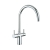 Nuie Velour Kitchen Sink Mixer Tap Dual Lever Handle - Chrome | Thumbnail Image
