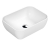 Nuie Vessel Square Sit-On Countertop Basin 455mm Wide - Matt White