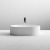 Nuie Vessel Oval Sit-On Countertop Basin 565mm Wide - Matt White