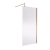 Nuie Wet Room Screen 1850mm High x 1000mm Wide with Support Bar 8mm Glass - Brushed Bronze | Thumbnail Image