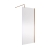 Nuie Wet Room Screen 1850mm High x 900mm Wide with Support Bar 8mm Glass - Brushed Bronze | Thumbnail Image