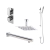 Nuie Windon Thermostatic Twin Concealed Complete Mixer Shower with Diverter - Chrome | Thumbnail Image