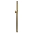 Nuie Windon Square Pencil Shower Handset with Hose and Bracket - Brushed Brass