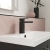 Nuie Windon Mono Basin Mixer Tap With Push Button Waste - Matt Black
