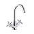 Nuie Yareth Kitchen Sink Mixer Tap Dual Handle - Chrome | Thumbnail Image