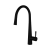 Nuie Ziro Pull Out Kitchen Sink Mixer Tap Single Lever Handle - Black | Thumbnail Image