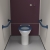 Nymas NymaPRO Back to Wall Ambulant Doc M Toilet Pack with Concealed Fixings - Dark Blue | Thumbnail Image