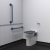 Nymas NymaPRO Back to Wall Ambulant Doc M Toilet Pack with Concealed Fixings - Dark Blue | Thumbnail Image