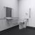 Nymas NymaPRO Back to Wall Doc M Toilet Pack with Stainless Steel Grab Rails - White | Thumbnail Image
