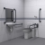 Nymas NymaPRO Back to Wall Doc M Toilet Pack with Exposed Fixings - Dark Grey Grab Rails | Thumbnail Image
