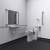 Nymas NymaPRO Back to Wall Doc M Toilet Pack with Concealed Fixings - Polished Grab Rails | Thumbnail Image