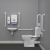 Nymas NymaPRO Rimless Close Coupled Doc M Toilet Pack with Steel Grab Rails - White