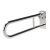 Nymas NymaPRO Stainless Steel Lift and Lock Hinged Grab Rail 650mm Length - Polished | Thumbnail Image