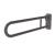 Nymas NymaPRO Stainless Steel Lift and Lock Hinged Grab Rail 800mm Length - Grey | Thumbnail Image
