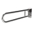 Nymas NymaPRO Stainless Steel Lift and Lock Hinged Grab Rail 800mm Length - Polished