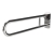 Nymas NymaPRO Stainless Steel Lift and Lock Hinged Grab Rail 800mm Length - Polished | Thumbnail Image