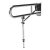 Nymas NymaPRO Lift and Lock Hinged Grab Rail with Leg 650mm Length - Polished