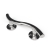 Nymas NymaPRO Contemporary Nylon Flanged Curved Grab Rail 355mm Length - Polished | Thumbnail Image