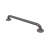 Nymas NymaPRO Round Flange Robust Steel Grab Rail 35mm Diameter 450mm Length - Grey | Thumbnail Image