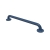Nymas NymaPRO Round Flange Robust Steel Grab Rail 35mm Diameter 600mm Length - Dark Blue | Thumbnail Image