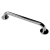 Nymas NymaPRO Stainless Steel Grab Rail 32mm Diameter 450mm Length - Polished