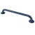 Nymas NymaPRO Round Flange Robust Steel Grab Rail 35mm Diameter 610mm Length - Dark Blue