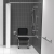Nymas NymaSTYLE Doc M Shower Pack with Luxury Satin Grab Rails