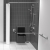 Nymas NymaSTYLE Doc M Shower Pack with Concealed Valves and Slimline Seat - Satin
