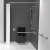Nymas NymaSTYLE Doc M Shower Pack with Exposed Valves and Slimline Seat - Satin