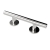 Nymas NymaSTYLE Straight Grab Rail with Concealed Fixings 300mm Length - Satin | Thumbnail Image