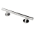 Nymas NymaSTYLE Straight Grab Rail with Concealed Fixings 450mm Length - Satin | Thumbnail Image
