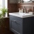 Old London Ashwick 500mm 1-Drawer Wall Hung Vanity Unit with Ceramic Basin | Thumbnail Image