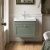 Old London Ashwick 600mm 1-Drawer Wall Hung Vanity Unit with Ceramic Basin | Thumbnail Image