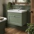 Old London Ashwick 600mm 1-Drawer Wall Hung Vanity Unit with Ceramic Basin | Thumbnail Image