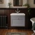 Old London Ashwick 600mm 1-Drawer Wall Hung Vanity Unit with Ceramic Basin | Thumbnail Image