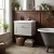 Old London Ashwick 600mm 1-Drawer Wall Hung Vanity Unit with Ceramic Basin | Thumbnail Image