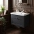 Old London Ashwick 600mm 1-Drawer Wall Hung Vanity Unit with Ceramic Basin | Thumbnail Image