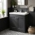 Old London Ashwick 800mm 2-Door Floor Standing Vanity Unit with Ceramic Basin | Thumbnail Image